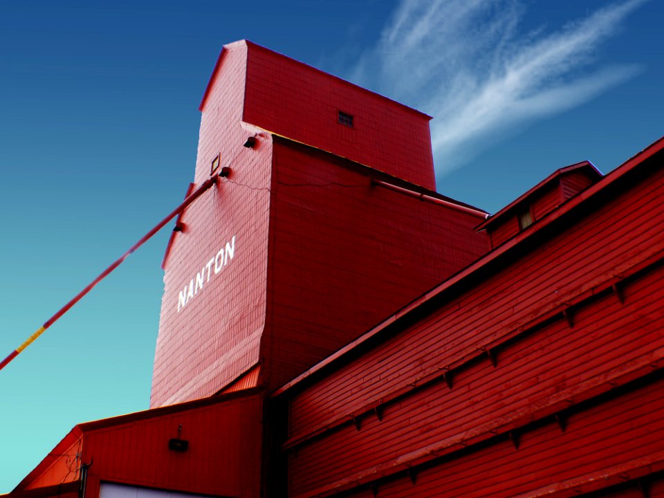 Grain Elevator Nanton Alberta
