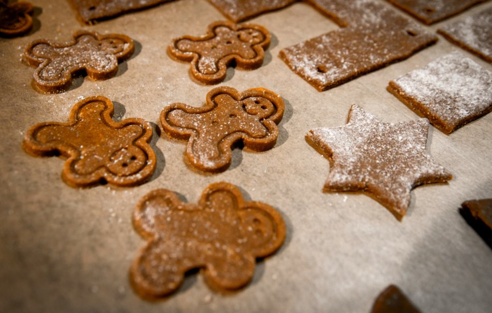 Baking Christmas Cookies
