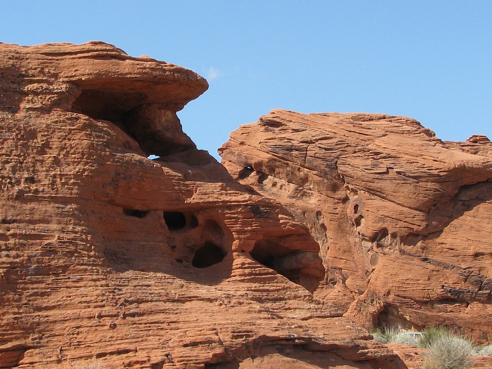 Scenery rock formation tourist attraction
