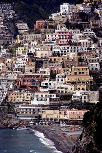 Positano mediterranean colorful