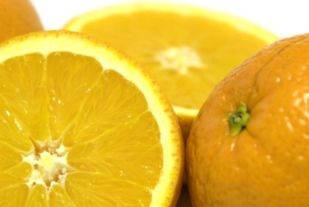 Orange Sliced Fruit photo