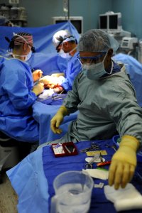 Surgeons In Operating Room photo