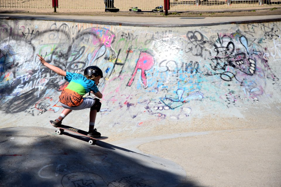 Skater In Skatepark