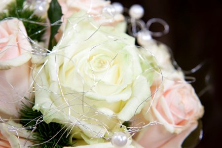 Bridal Bouquet With Roses photo