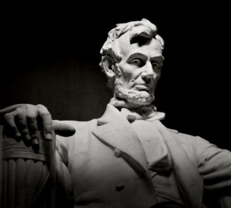 Lincoln Memorial statue by Daniel Chester French. Original image from Carol M. Highsmith’s America, Library of Congress collection.