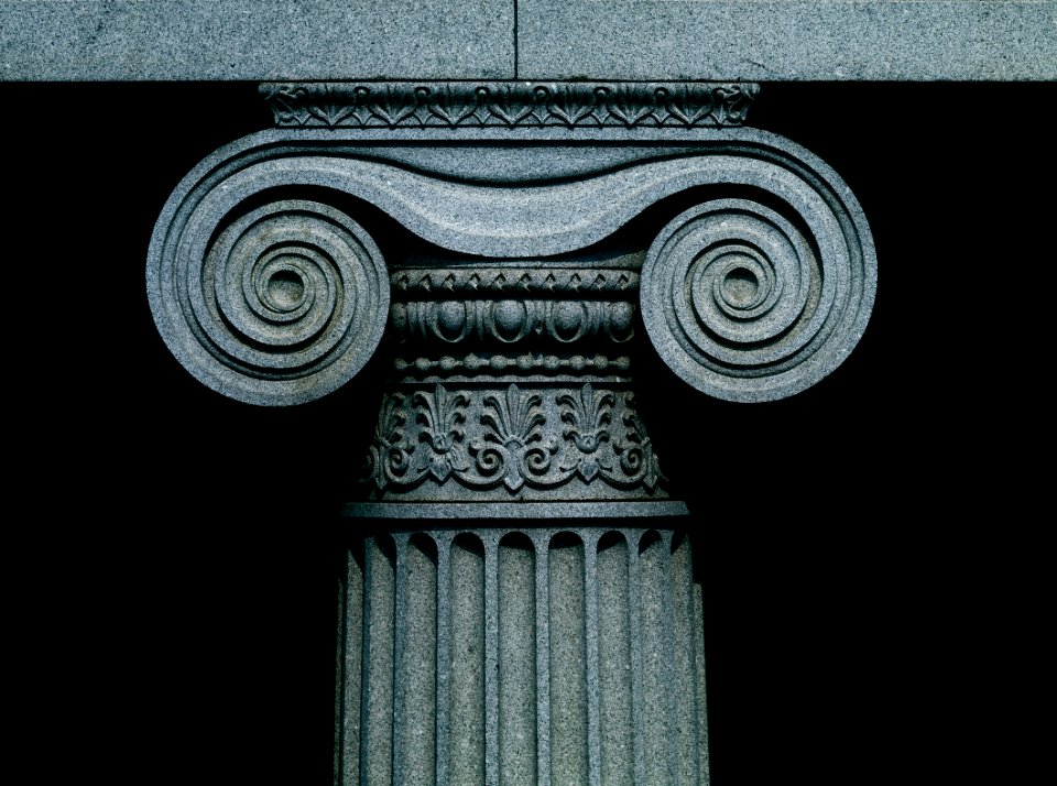 Iconic capital from the Treasury Building in Washington, D.C. Original image from Carol M. Highsmith’s America, Library of Congress collection.