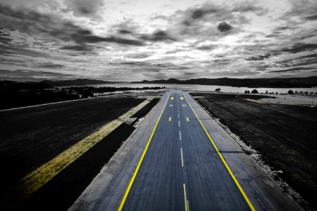 Runway Near Coast