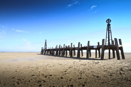 Remains Of St Annes Pier Landing Jetty