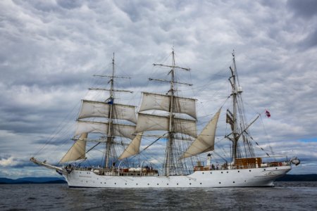 Floating Sailboat photo