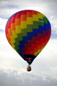 Multi Colored Hot Air Balloons Grown Shot During Daytime