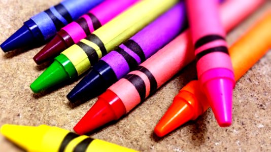 Close-up Of Crayons