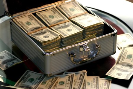 Money In Metal Case