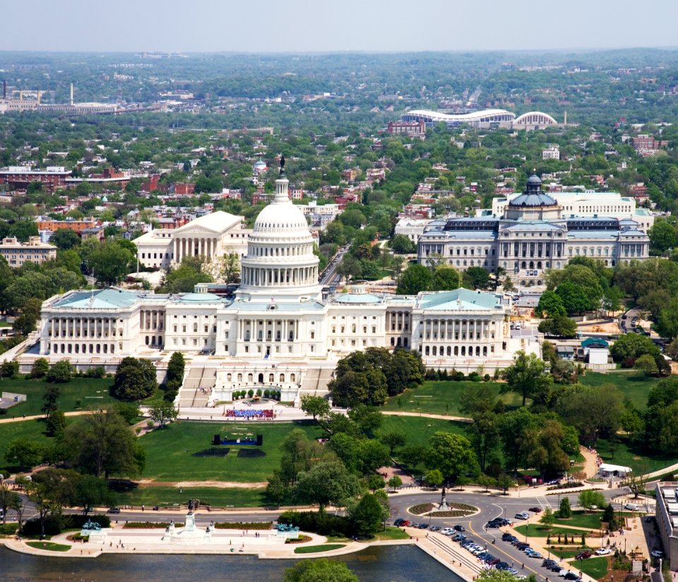 Capitol Hill, Washington D.C.Original image from Carol M. Highsmith’s America, Library of Congress collection.