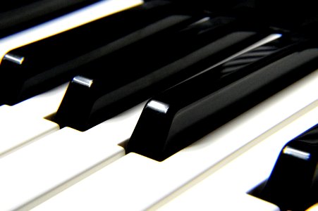Black Piano Minor Keys photo