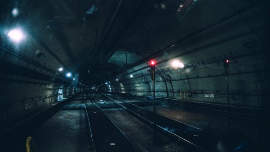 Underground Railway Tube Tunnel