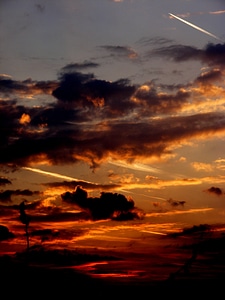 Cloud twilight red photo