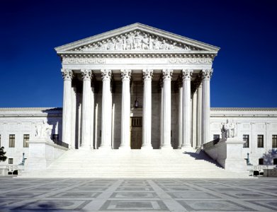 United States Supreme Court Building. Original image from Carol M. Highsmith’s America, Library of Congress collection.