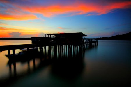 Jetty At Sunset