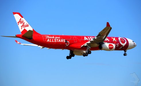Air Asia Plane In Sky