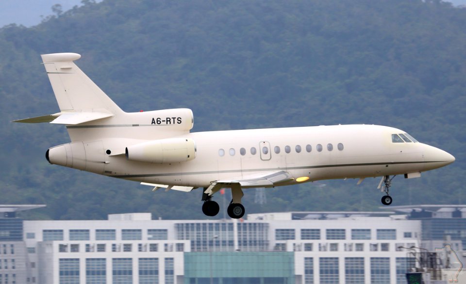 Private Jet At Airplane