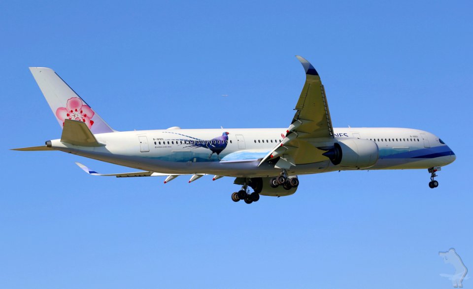 Airplane Flying On A Cloudless Day photo