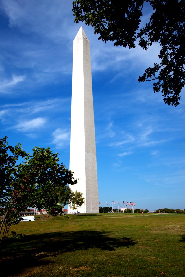 Washington Monument in D.C. Original image from Carol M. Highsmith’s America, Library of Congress collection.