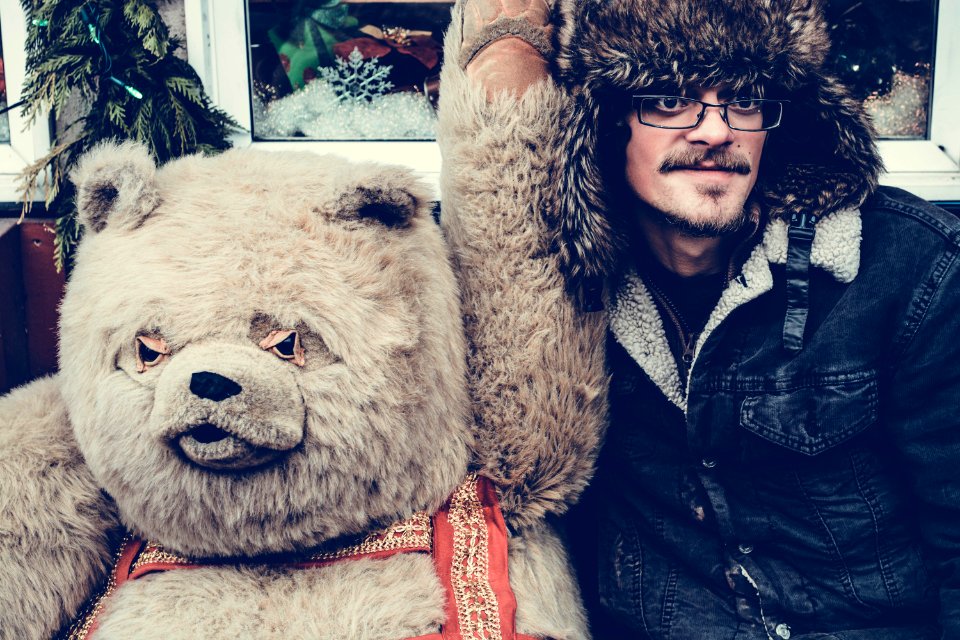 Man With Teddy Bear