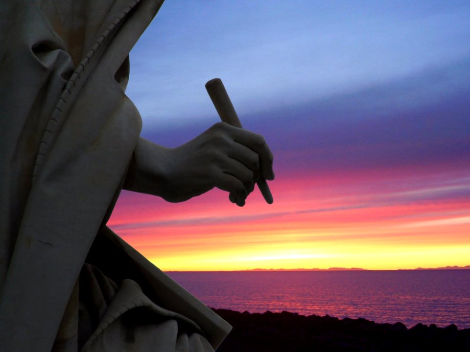 Writing On The Sunset Italy Rome - Creative Commons By Gnuckx