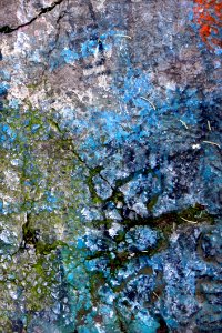 Blue Cracked Texture photo