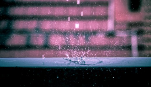 Rain Drops On Window Seal