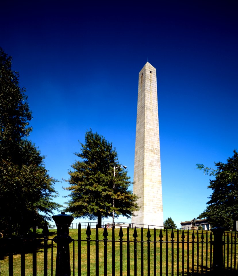 Bunker Hill Monument. Original image from Carol M. Highsmith’s America, Library of Congress collection.