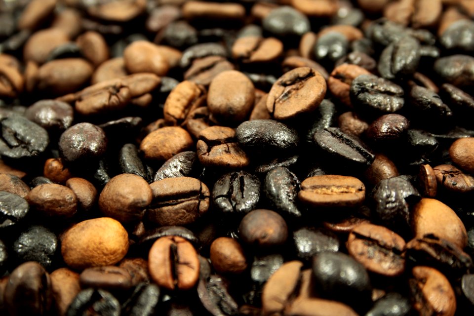 Brown And Black Coffee Beans