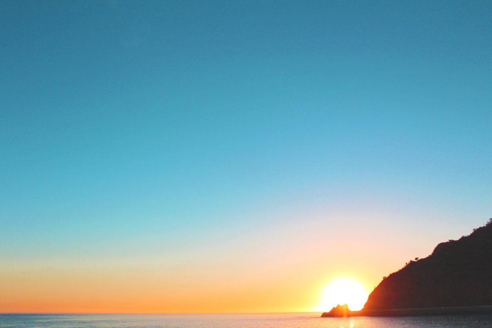 Photo Of Sea On Sunrise