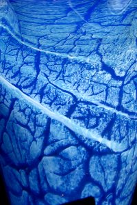 Blue Cracked Texture photo