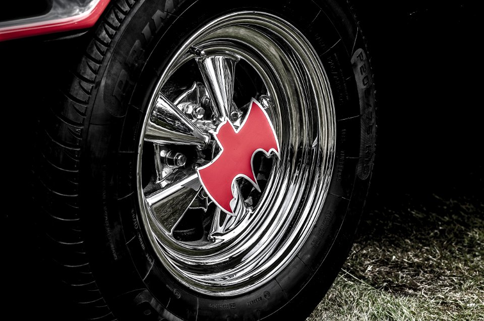Close-up Of Tire Rim