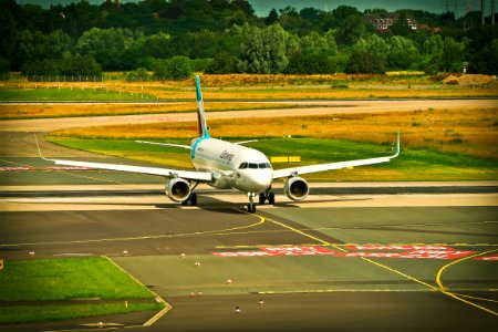 White Plane On Airport