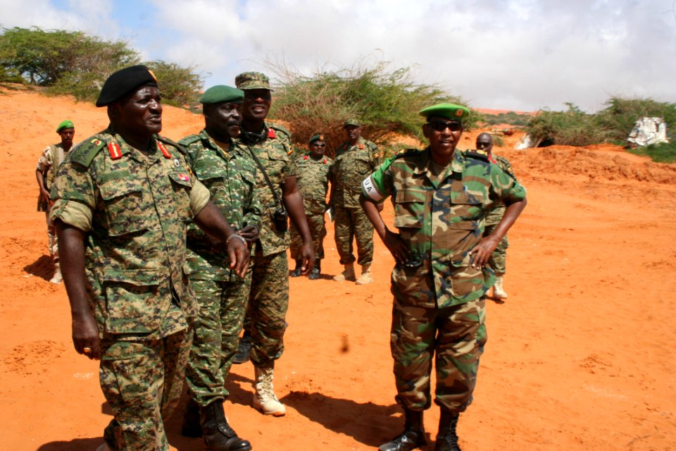 African Soldiers In Field