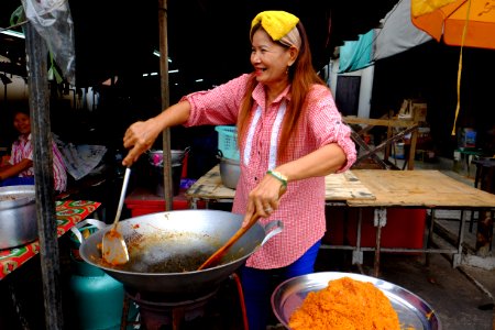 Street Food Vendor Rayong City photo