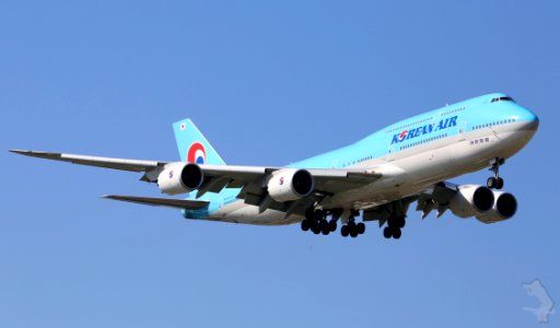 Korean Air In Flight