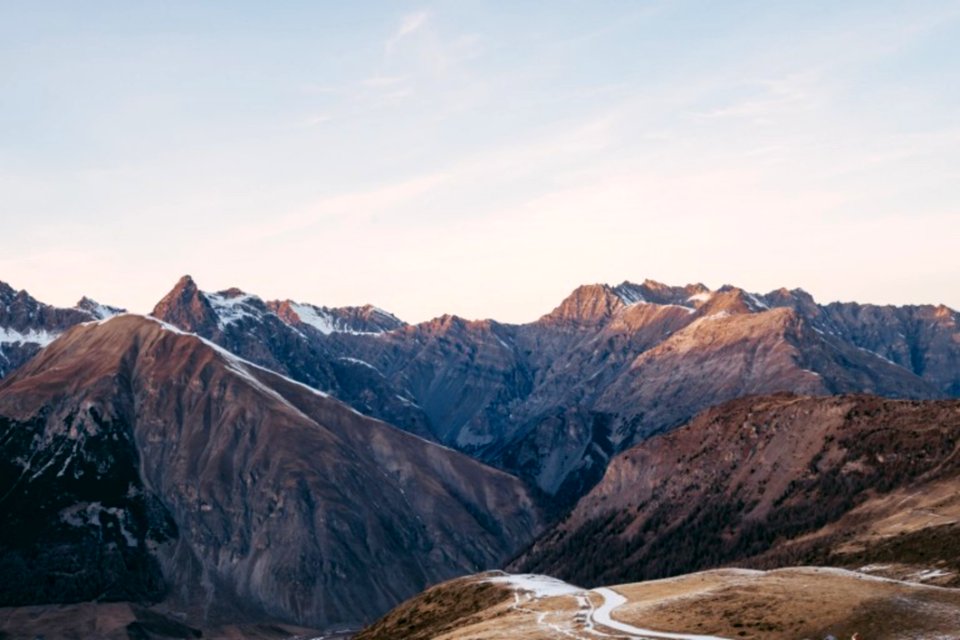Sunset In The Alps