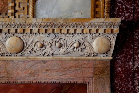 Details from the million dollar courthouse, the Theodore Levin United States Courthouse, Detroit Federal Building, Detroit, Michigan (2010) by Carol M. Highsmith. Original image from Library of Congress. photo