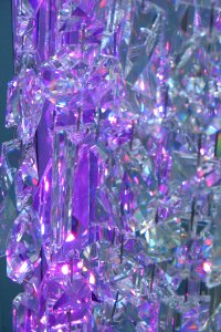 Violet Glass Crystals