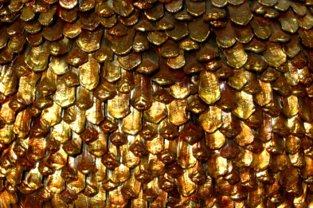 Gold Pinecone-like Texture