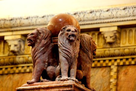 Details from the million dollar courthouse, the Theodore Levin United States Courthouse, Detroit Federal Building, Detroit, Michigan (2010) by Carol M. Highsmith. Original image from Library of Congress.