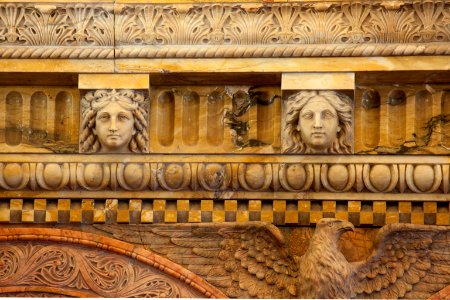 Details from the million dollar courthouse, the Theodore Levin United States Courthouse, Detroit Federal Building, Detroit, Michigan (2010) by Carol M. Highsmith. Original image from Library of Congress. photo