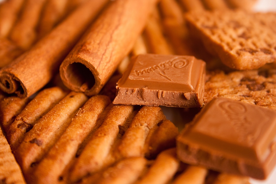 Brown sweet dessert