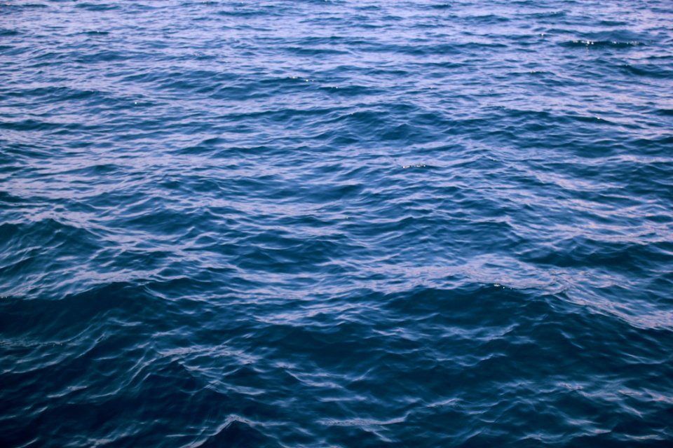 Blue Ocean Choppy Water