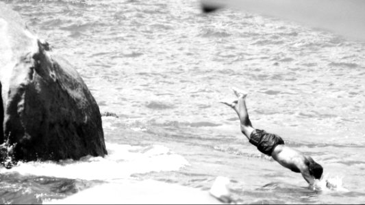 Splash In Calhetas Beach