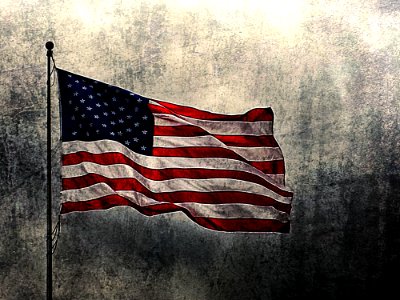 USA Flag Textured
