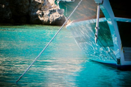 Hull Of Boat In Water